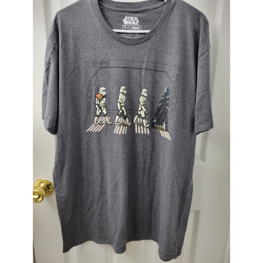 Star Wars Dark Gray T-shirt Beatles Abbey Road Parody Size XL New without Tags